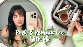 Reorganizing & Packing My Makeup Bag! | Julia Adams