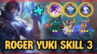 HYPER ROGER YUKI 3 WITH WYRMSLAYER + ASTRO POWER ALL TIME META - MAGIC CHESS | BEST COMBO TERKUAAT