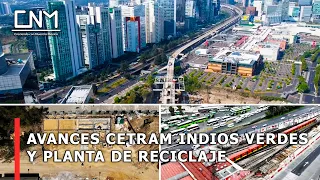 Avances Tren Interurbano México-Toluca y Universidad Instituto Rosario Castellanos, obras CDMX