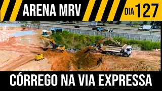 ARENA MRV 4K DESTRUÍRAM A REPRESA DO CÓRREGO - 24/08/2020