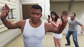 Trevor SAVING FRANKLIN From Amanda in GTA 5