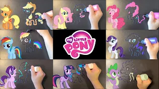 (MLP) My Little Pony making pancake art 마이리틀포니 팬케이크 만들기