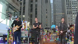 COLDPLAY COMPLETE Soundcheck and Concert Live at the Today Show New York City 2016 1080p