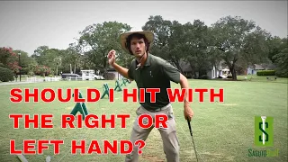 Should You Hit With Your Left Hand or Right Hand in the Golf Swing? (And, WHY It Really Matters)