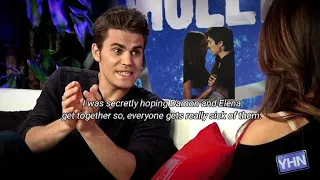 Paul Wesley despising Delena for 2 minutes straight