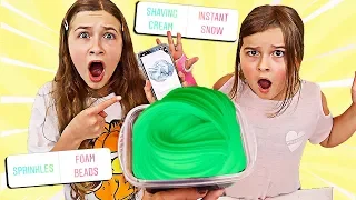 FIX THIS SLIME CHALLENGE! Instagram Picks My Slime Ingredients! | JKrew