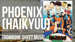 Trombone Sheet Music: How to play Phoenix (Haikyuu) by Burnout Syndromes