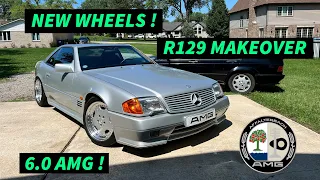 Transforming the R129 500SL 6.0 AMG with a new set of O.Z wheels and more !