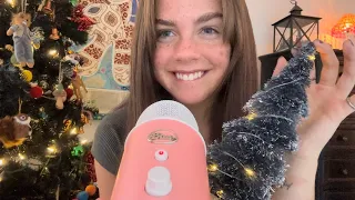 ASMR Tapping & Scratching on Christmas Decor