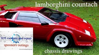 Lamborghini countach replica chassis plans