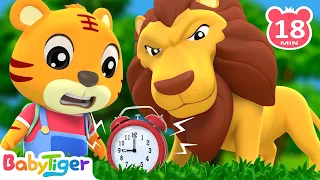 Hickory Dickory Dock ⏰ | Songs for Kids🎶 | Nursery Rhymes | Animals Songs - BabyTiger