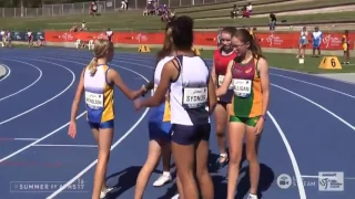 U13 Girls 100m - Final 1 - Asics Australian Little Athletics Championships