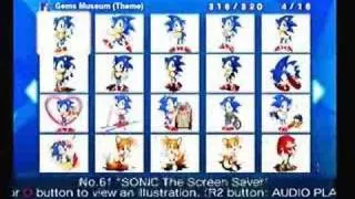 100% complete-Sonic Gems Collection