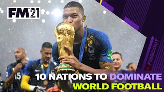10 Nations To Dominate World Football In The Future | FM 21 Save Ideas