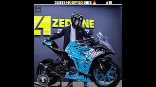 Guess The Modified Bike Challenge 🔥🏍️ || Part-10 || Mr Unknown Facts #shorts