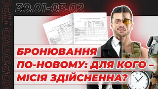 Коротко про головне за тиждень 30.01—03.02.2023