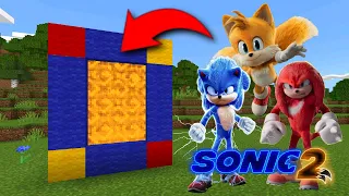 How To Make A Portal To The Sonic the Hedgehog 2 Dimension in Minecraft!!!