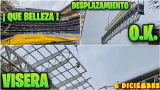 💥 DESPLAZAMIENTO CELOSÍA de CASTELLANA a FONDO NORTE 💥 INTERIOR ⚠️ Obras Santiago Bernabéu 🚧