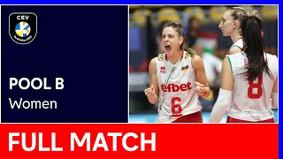 Full Match | Bulgaria vs. Romania - CEV EuroVolley 2023