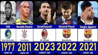 BEST FOOTBALLER RETIRED IN EVERY YEAR 1965 - 2024 FT. Ronaldo, Ibrahimovic, Pele, Maradona