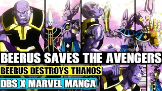 Beyond Dragon Ball Super: Beerus Saves The Avengers From Thanos On Earth! Beerus Vs Thanos Ensues