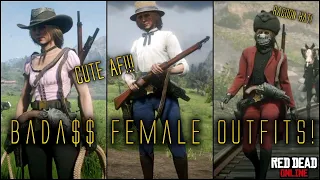 BEST RDR2 ONLINE FEMALE OUTFITS! | RDR2 Online | Free Roam Showcase