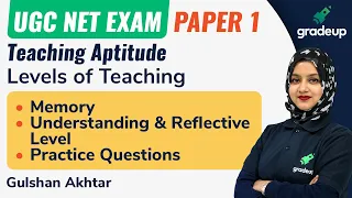 Paper 1 : Levels of Teaching | Paper 1 | UGC NET | Gradeup | Gulshan Akhtar