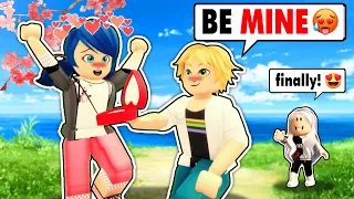 IF ADRIEN WAS MARINETTE’S BOYFRIEND (Roblox Miraculous MINI-MOVIE 🏠)