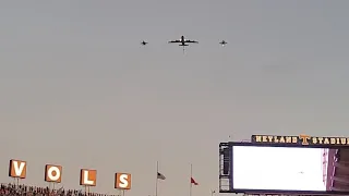 F-16 Flyover with KC-135 Startanker, Tennessee vs. South Carolina, Neyland Stadium,  2023-09-30