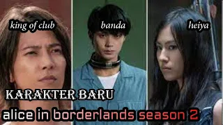 permainan lebih seru ...karakter karakter baru di serial ALICE IN BORDERLAND SEASON 2