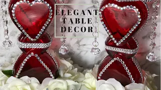 🌹DIY Glamorous Heart Centerpiece Set🌹