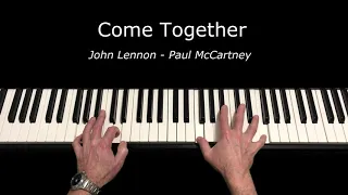 Come Together (piano cover) - The Beatles - Sheet Music Available