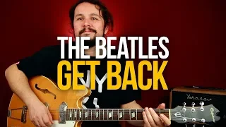 Как играть The Beatles Get Back на гитаре