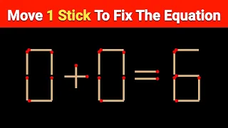 If you are genius solve this | Matchstick puzzle | Ep : 04