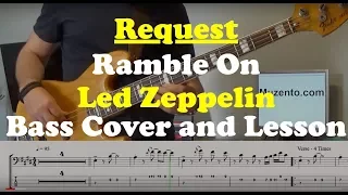 Ramble On - Bass Cover and Lesson - Request