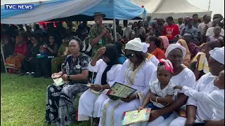 WATCH: Families Of Slain Military Personnel Attend Burial In Abuja