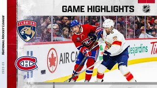 Panthers @ Canadiens 3/30 | NHL Highlights 2023