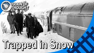 What happens when a train gets buried in snow - 1952 Donner Pass Incident