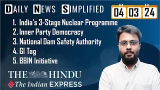 The Hindu & The Indian Express Analysis | 04 March, 2024 | Daily Current Affairs | DNS | UPSC CSE