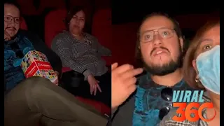 Se desata pelea en 'spanglish' en el cine y se hace viral