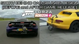 Forza Horizon 4 - Story Behind Car Sounds Design (Before and After Game Release)