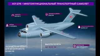 РФ начнет разработку военно-транспортного самолёта Ил-276 в 2020 году