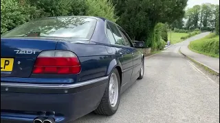 E38 BMW 740i V8 Custom Exhaust Sound