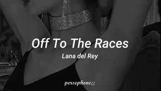 Lana del Rey - Off To The Races // Lyrics (English / Spanish) | Letra (Inglés / Español) 🎵