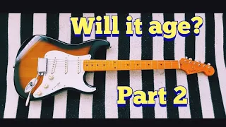 Modern Nitro Stratocaster Wear Update! Will it age Part 2