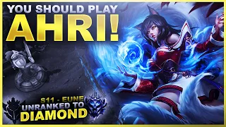 YOU SHOULD PLAY AHRI! - Unranked to Diamond: EUNE Edition | League of Legends