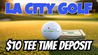 Huge Support for LA City Golf New $10 Player Deposit Tee Times