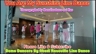 You Are My Sunshine / Line Dance / Beginner / Mamalinedance Mei Kwo / Dancer Abadi Roseville LD 2024