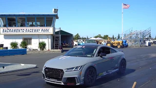 AUDI RS3 & TTRS PLAY 5 CYL MUSIC AT THE DRAG STRIP