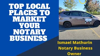 Local Places to Market Your Notary Business #notarybusiness